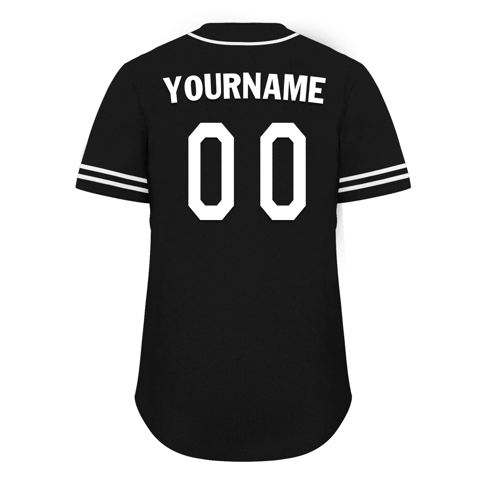 Custom Black Classic Style White Personalized Authentic Baseball Jersey UN002-bd0b00d8-ca - Coolcustomize