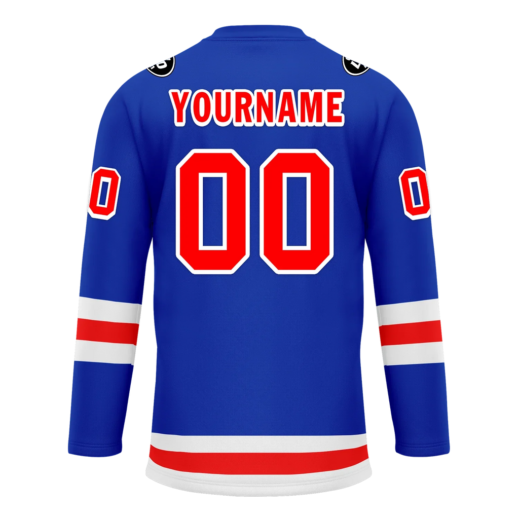 Custom Blue Red Personalized Hockey Jersey HCKJ01-D0a7007 - Coolcustomize