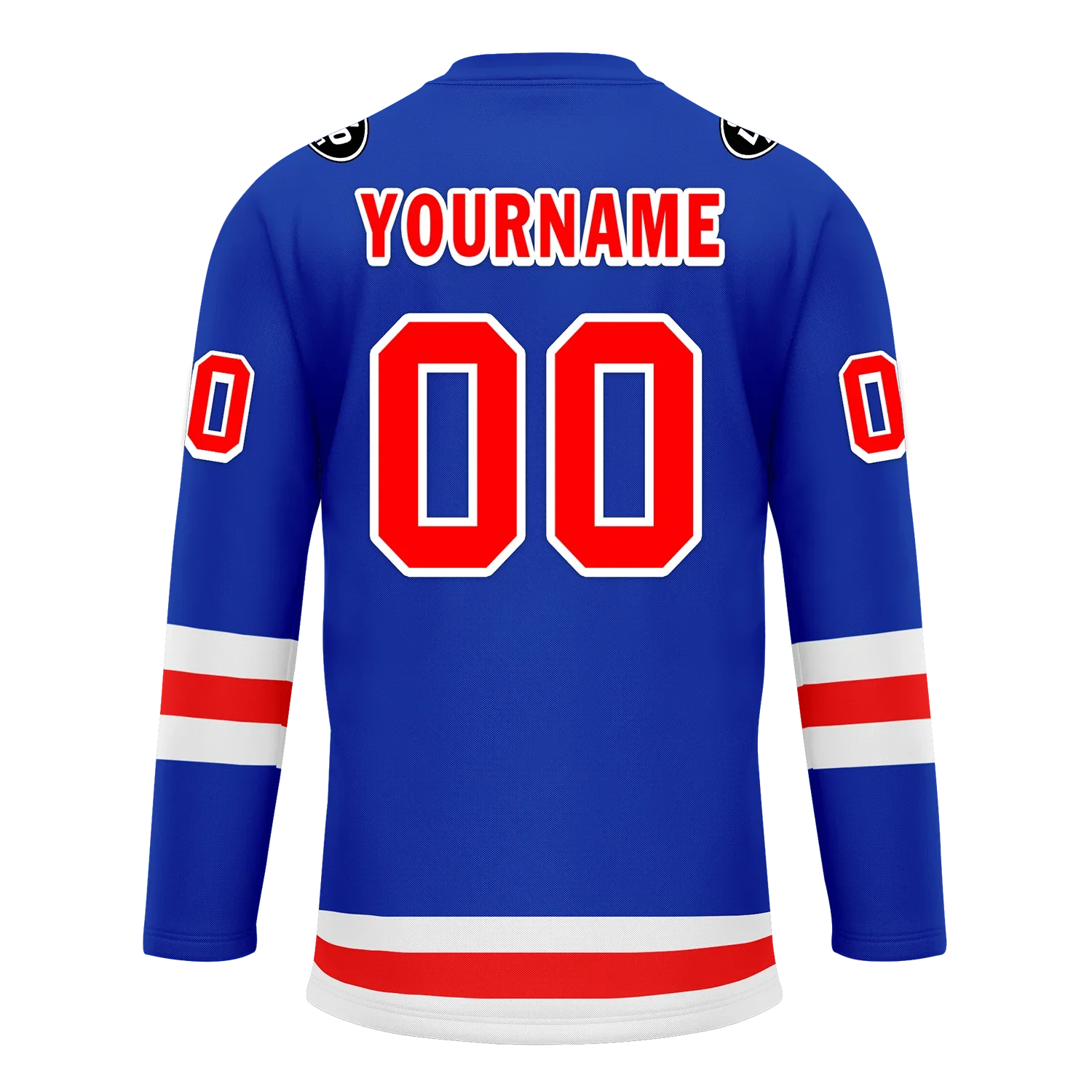 Custom Blue Red Personalized Hockey Jersey HCKJ01-D0a7007 - Coolcustomize