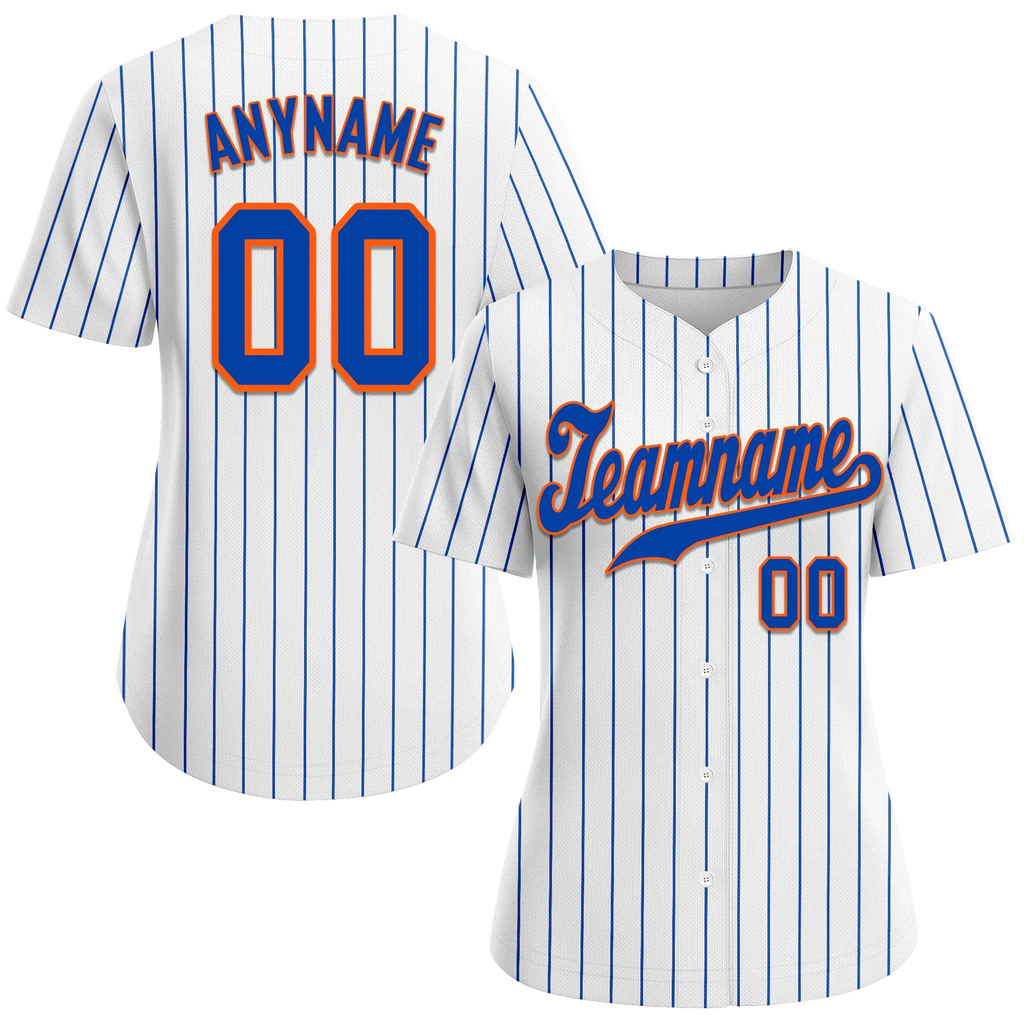 Custom White Classic Style Blue Personalized Authentic Baseball Jersey BSBJ01-bd0fa07 - Coolcustomize