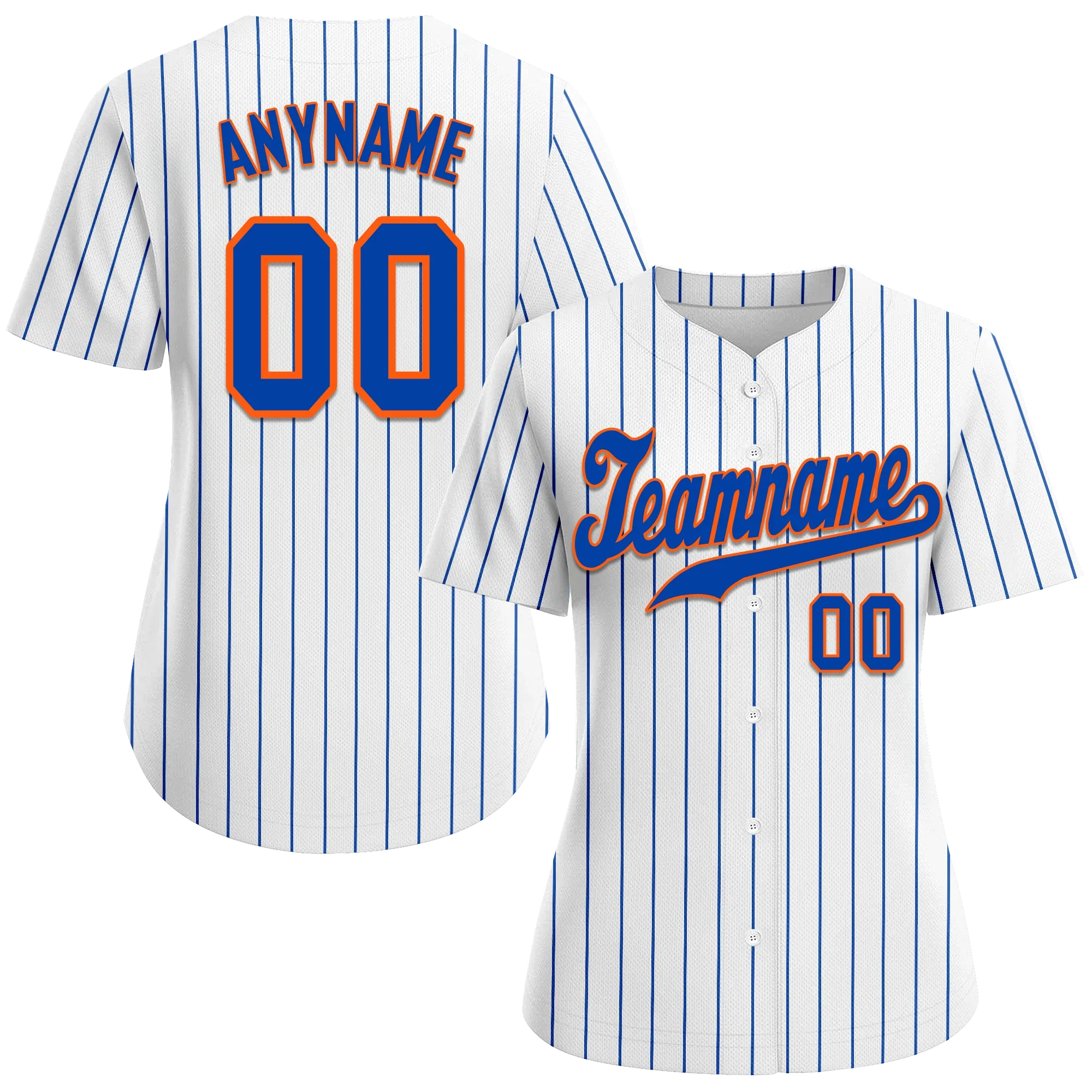 Custom White Classic Style Blue Personalized Authentic Baseball Jersey BSBJ01-bd0fa07 - Coolcustomize