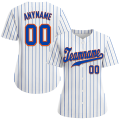 Custom White Classic Style Blue Personalized Authentic Baseball Jersey BSBJ01-bd0fa07