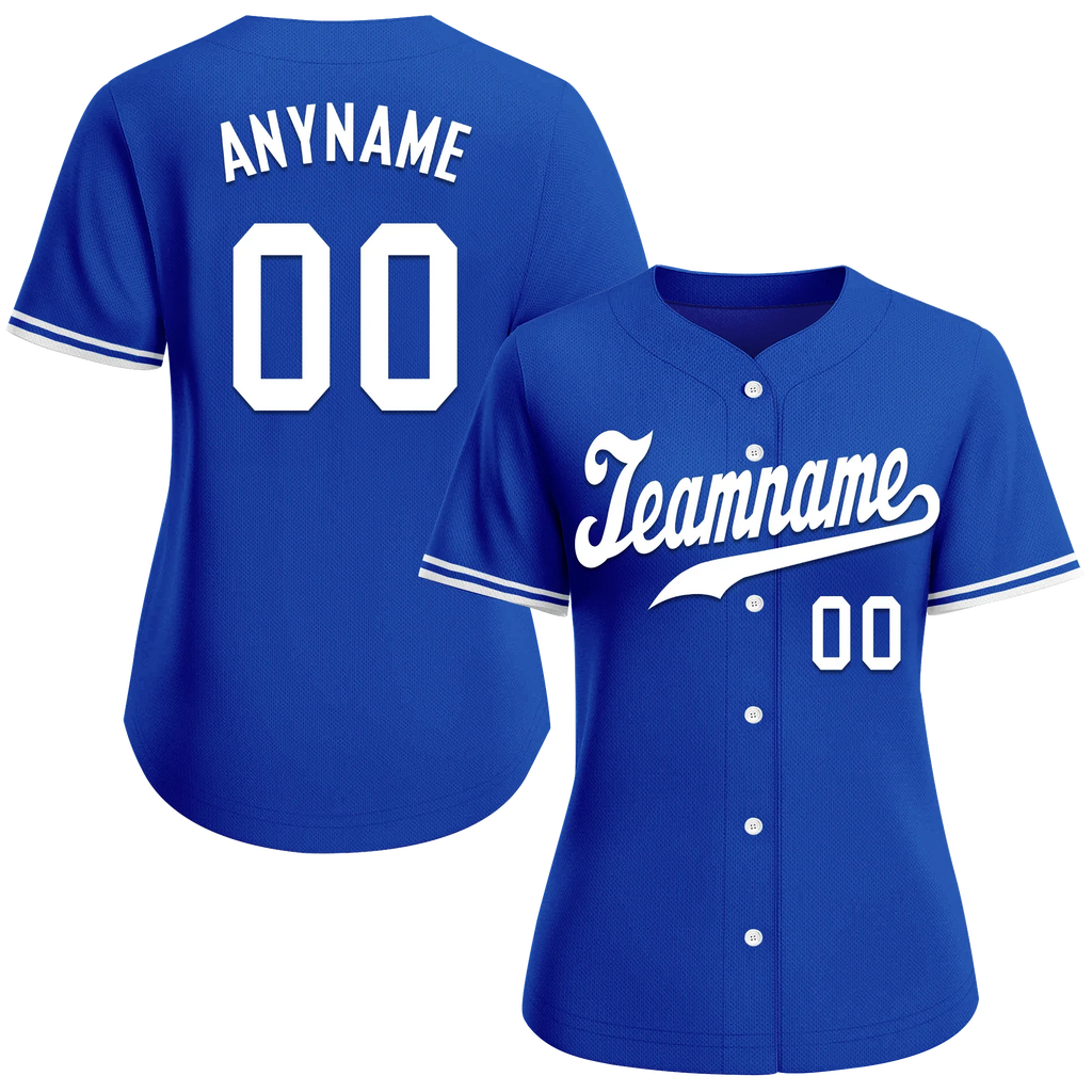 Custom Blue Classic Style White Personalized Authentic Baseball Jersey BSBJ01-bd0fa0e - Coolcustomize