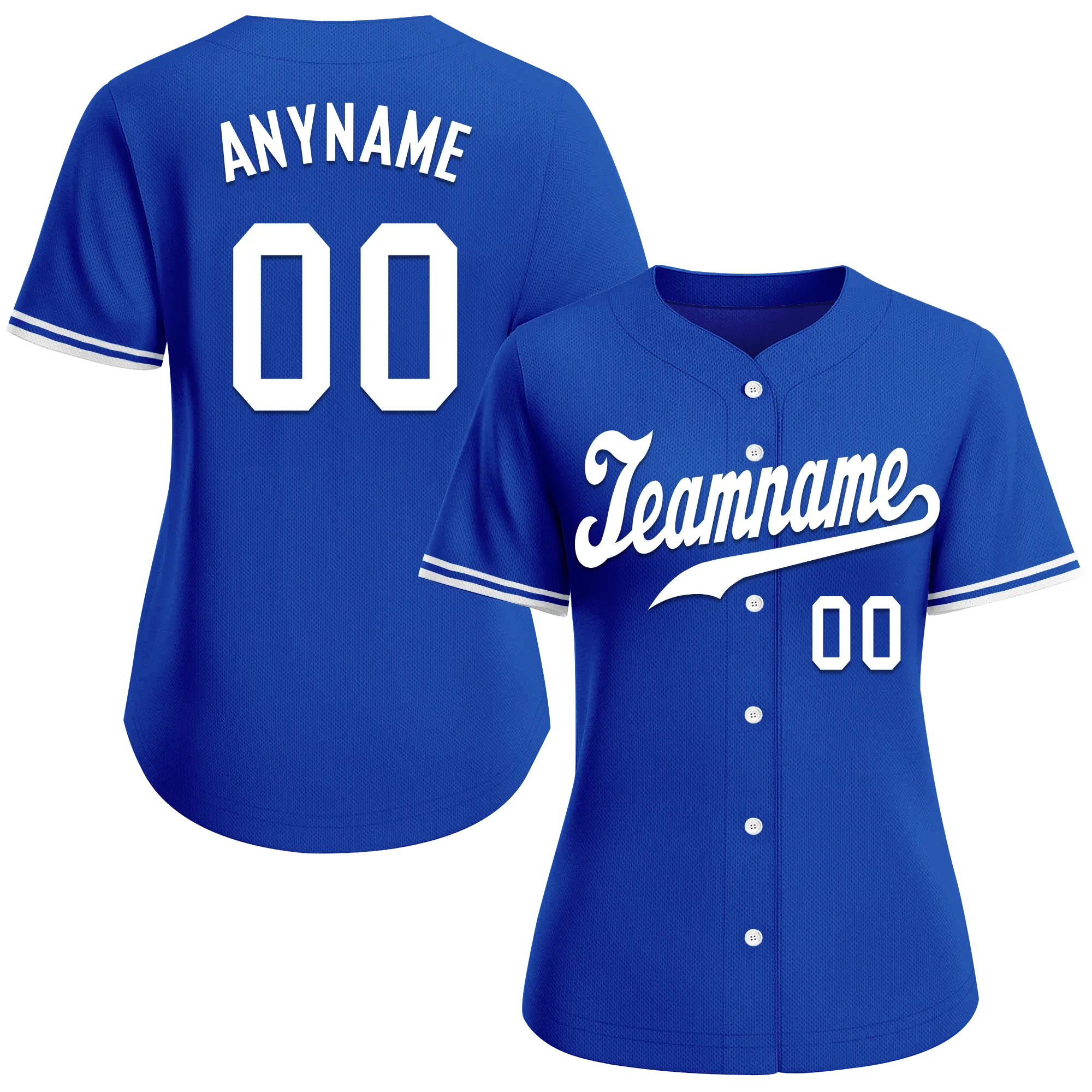 Custom Blue Classic Style White Personalized Authentic Baseball Jersey BSBJ01-bd0fa0e - Coolcustomize