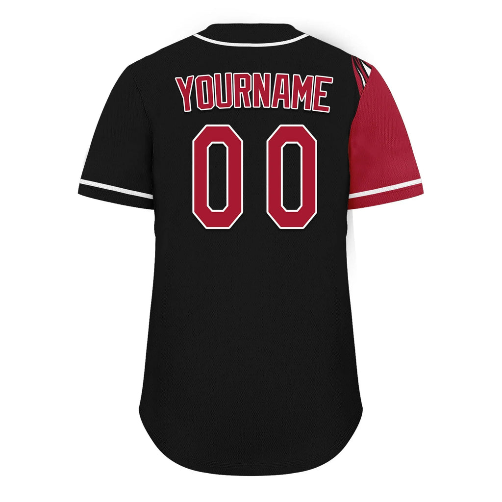 Custom Black Red Jersey and TN Shoes Combo Offer Personalized ZH-D0200101-4 - Coolcustomize