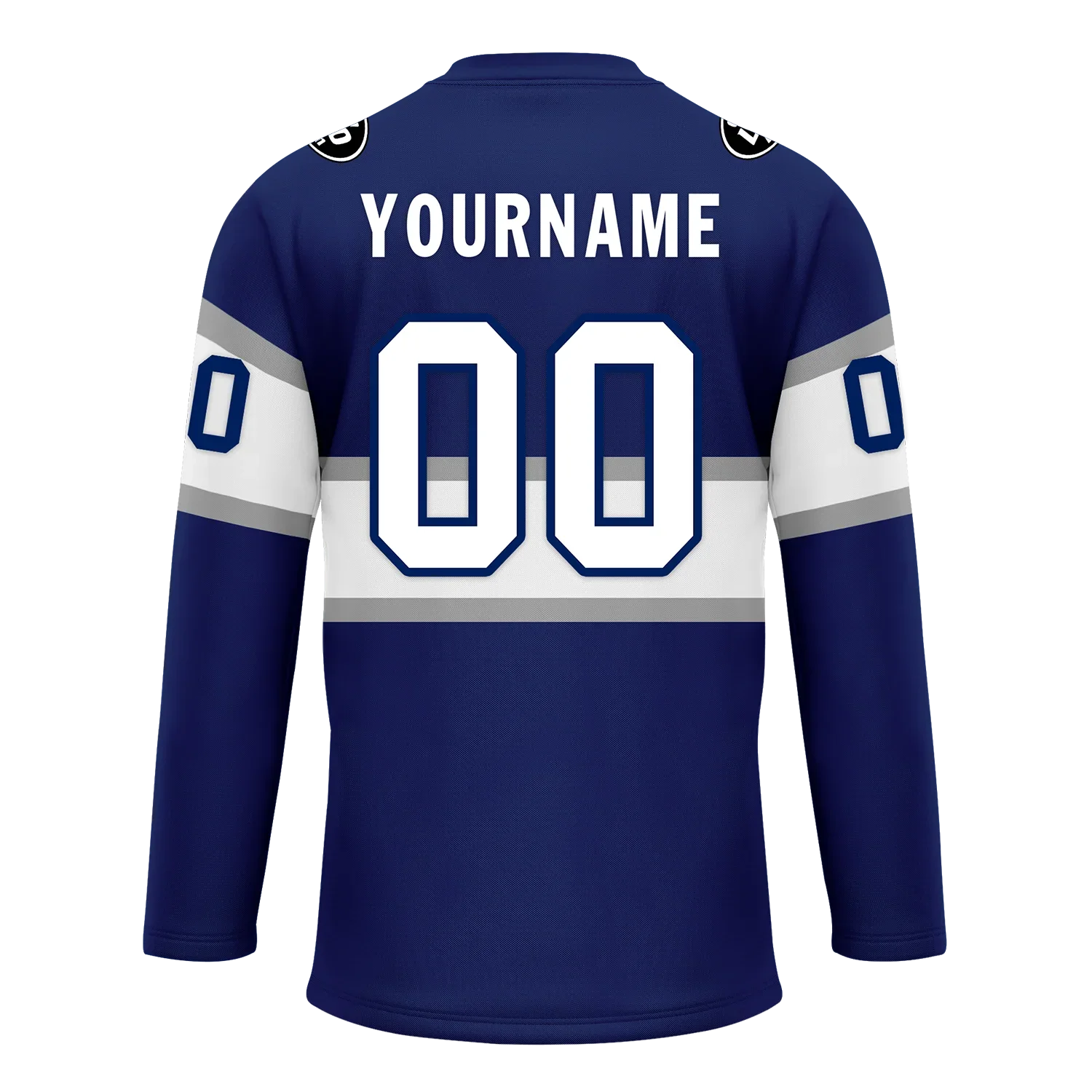 Custom Blue White Personalized Hockey Jersey HCKJ01-D0a70bd - Coolcustomize