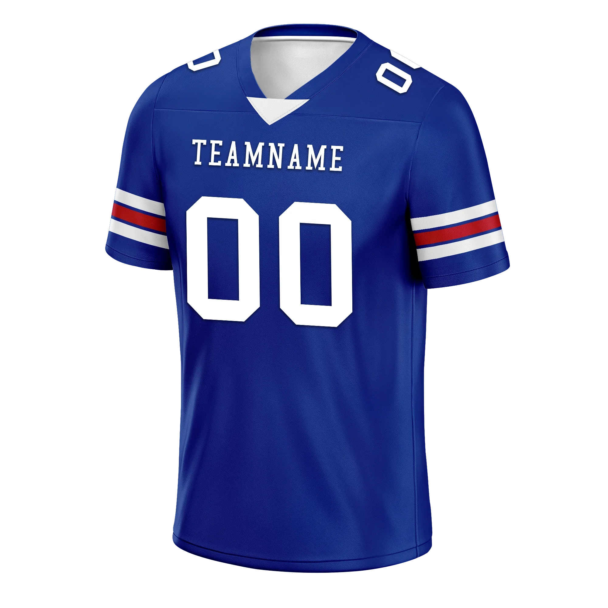 Custom Blue Classic Style Personalized Authentic Football Jersey FBJ02-bd0a70aa - Coolcustomize