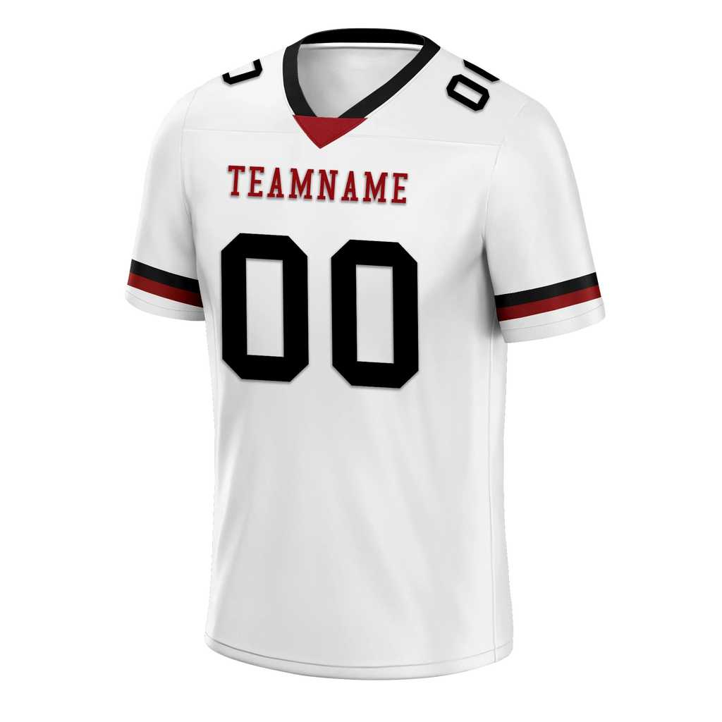 Custom White Black Classic Style Personalized Authentic Football Jersey FBJ02-bd0a700b - Coolcustomize