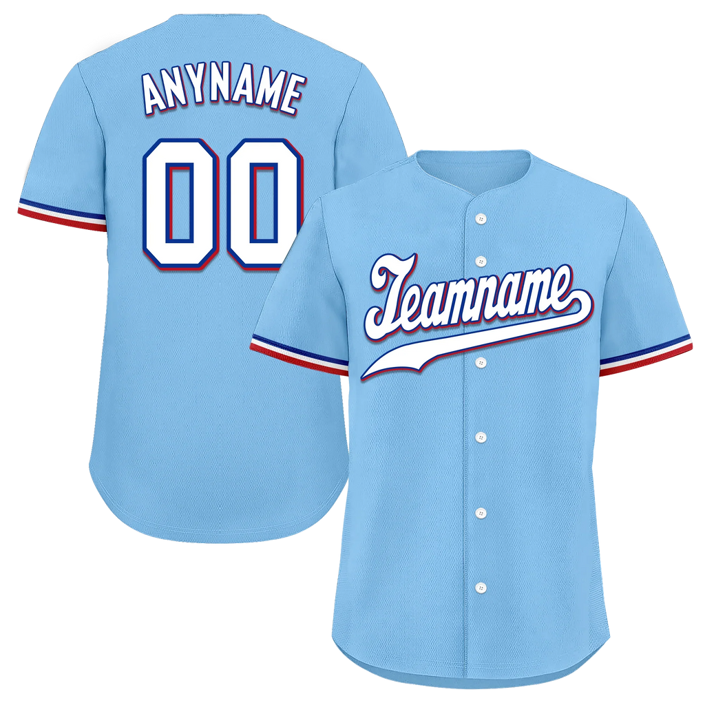 Custom Cyan Classic Style White Personalized Authentic Baseball Jersey BSBJ01-bd0fabd - Coolcustomize