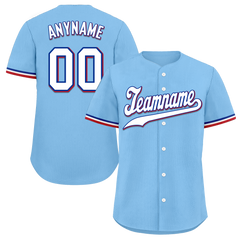 Custom Cyan Classic Style White Personalized Authentic Baseball Jersey BSBJ01-bd0fabd