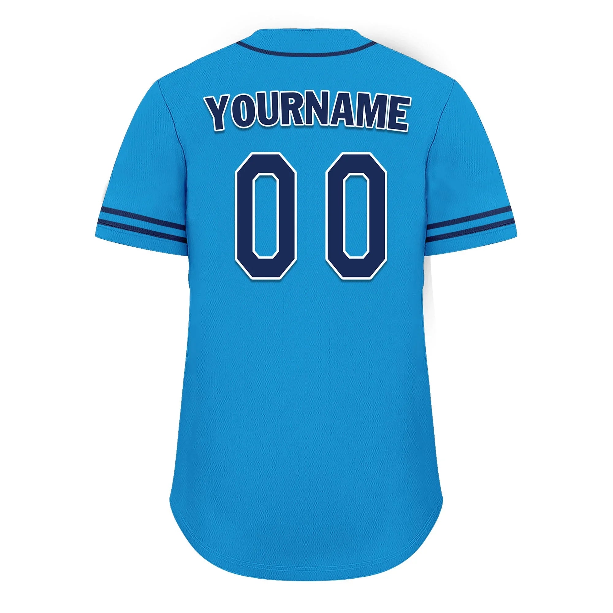 Custom Blue Classic Style Black Personalized Authentic Baseball Jersey UN002-bd0b00d8-cc - Coolcustomize