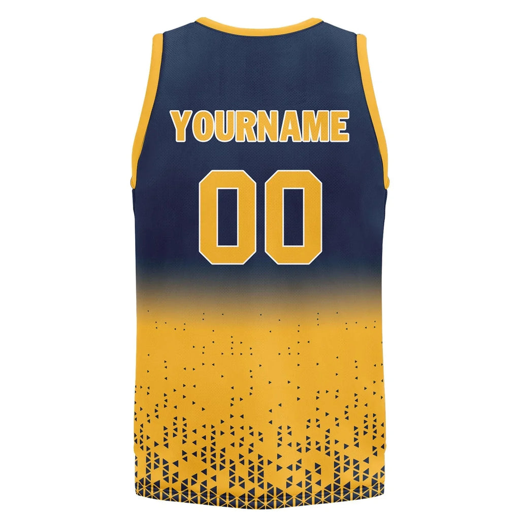Custom Blue Yellow Fade Fashion Sports Uniform Basketball Jersey BBJ01-D020102-6 - Coolcustomize