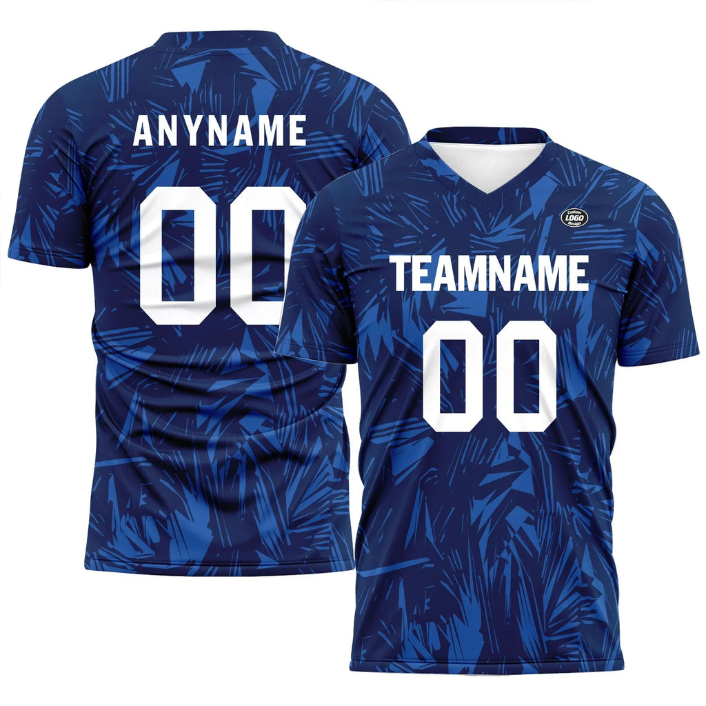 Custom Blue Soccer Sets Jersey Personalized SCJ101-D28012 - Coolcustomize
