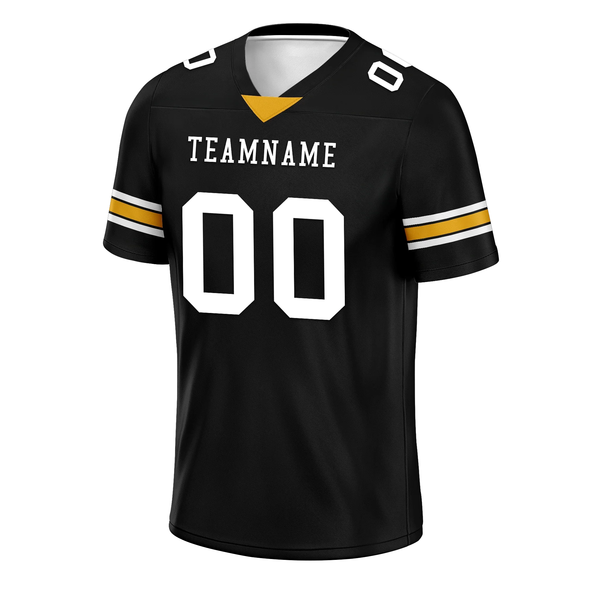 Custom Black Classic Style Personalized Authentic Football Jersey FBJ02-bd0a70a8 - Coolcustomize
