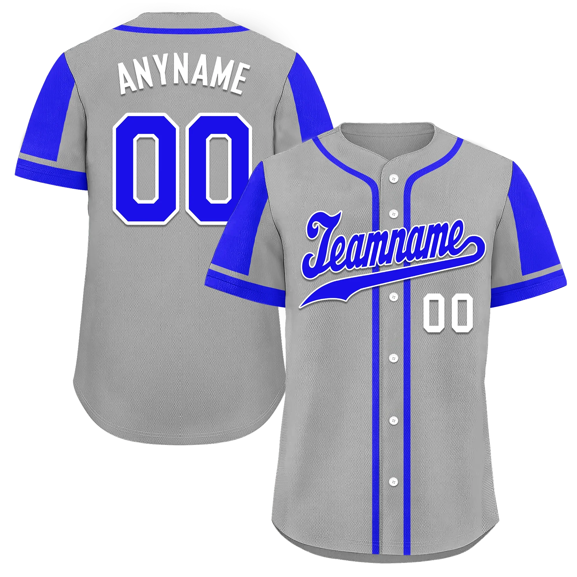 Custom Gray Purple Raglan Sleeves Personalized Authentic Baseball Jersey BSBJ01-D017189 - Coolcustomize
