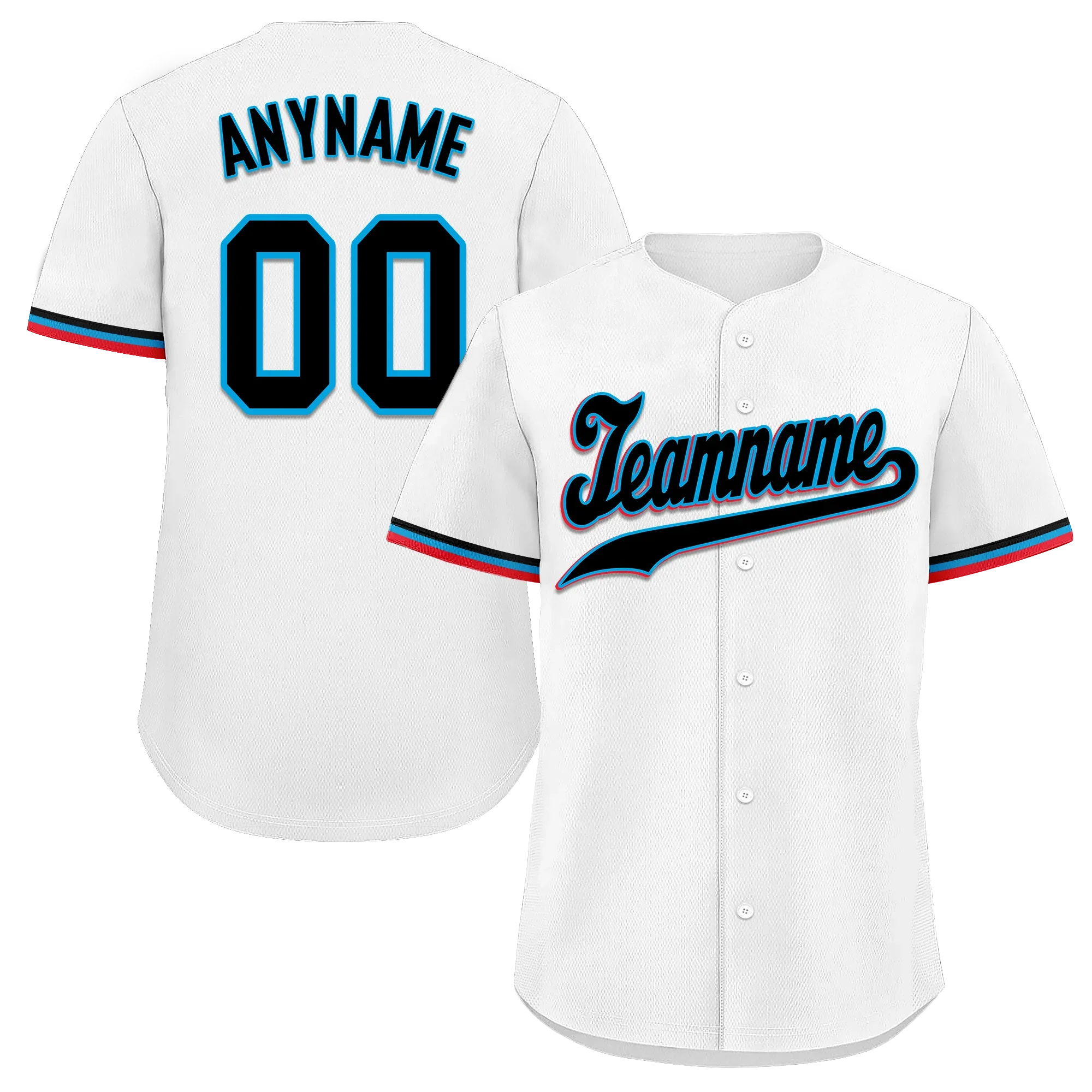 Custom White Classic Style Black Personalized Authentic Baseball Jersey BSBJ01-bd0face - Coolcustomize
