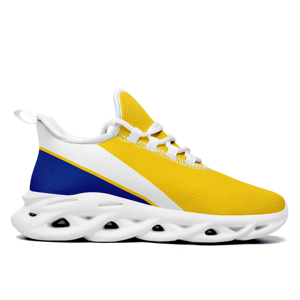 Custom Yellow Blue Jersey MaxSoul Shoes and Hat Combo Offer Personalized ZH-bd0b007e-aa - Coolcustomize