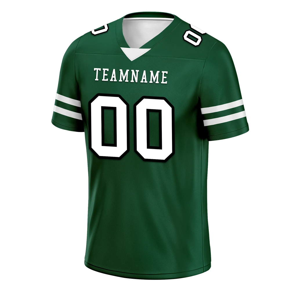 Custom Green Classic Style Personalized Authentic Football Jersey FBJ02-bd0a70a9 - Coolcustomize