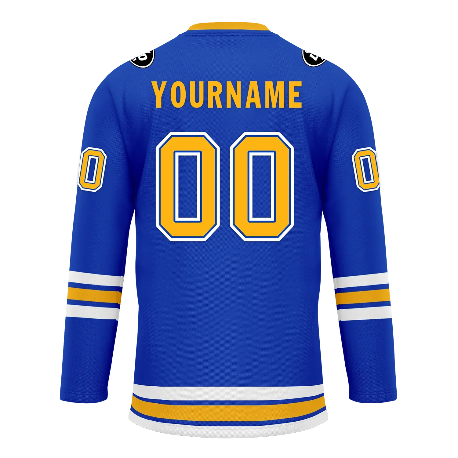 Custom Blue Yellow Personalized Hockey Jersey HCKJ01-D0a70cc - Coolcustomize