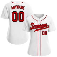 Custom White Classic Style Red Personalized Authentic Baseball Jersey BSBJ01-bd0faa0