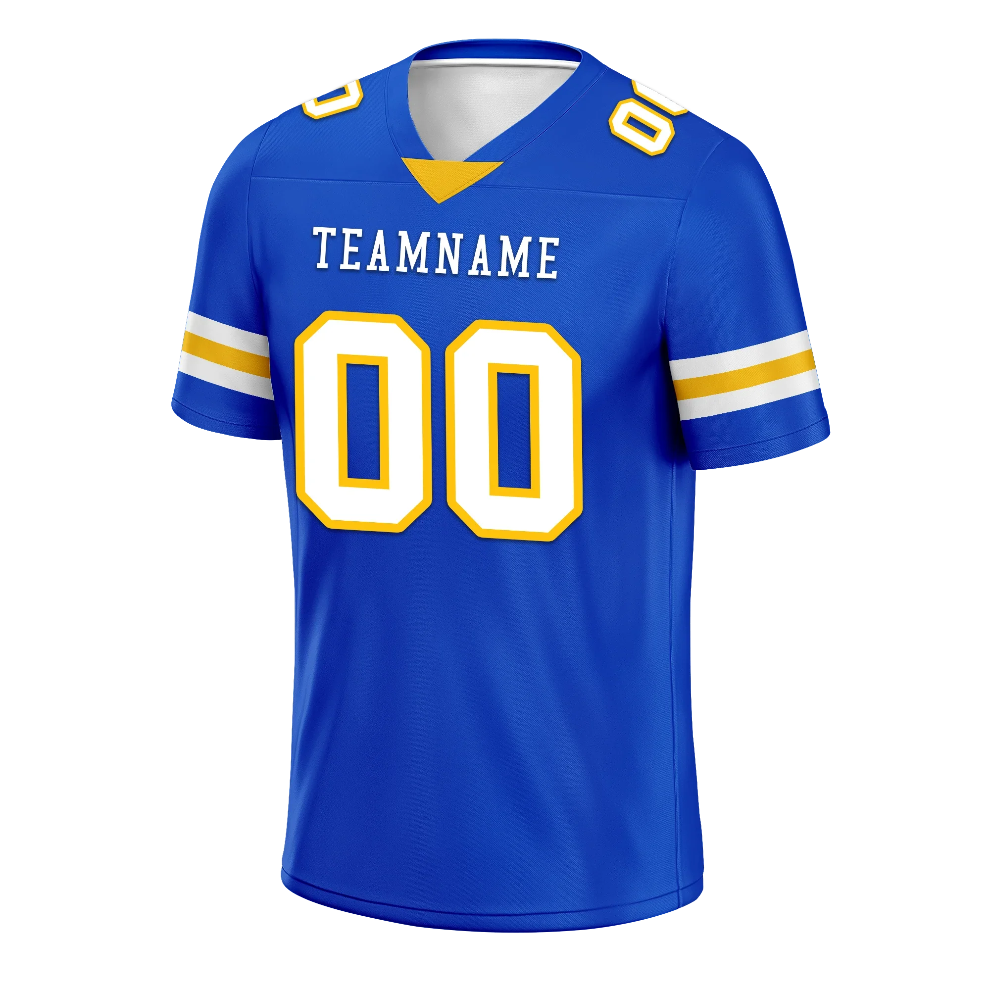 Custom Blue Classic Style Personalized Authentic Football Jersey FBJ02-bd0a70bb - Coolcustomize