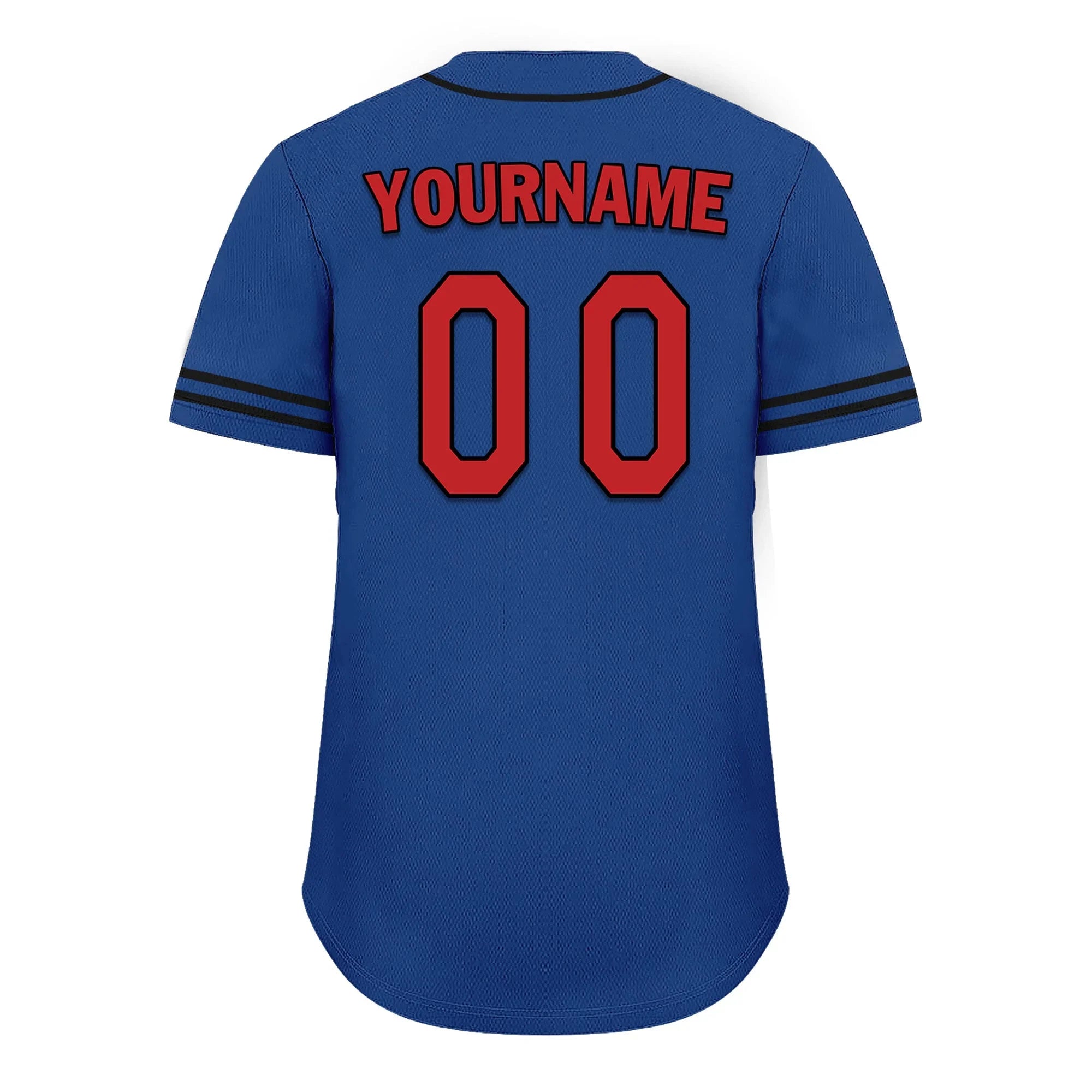 Custom Blue Classic Style Red Personalized Authentic Baseball Jersey UN002-bd0b00d8-a0 - Coolcustomize