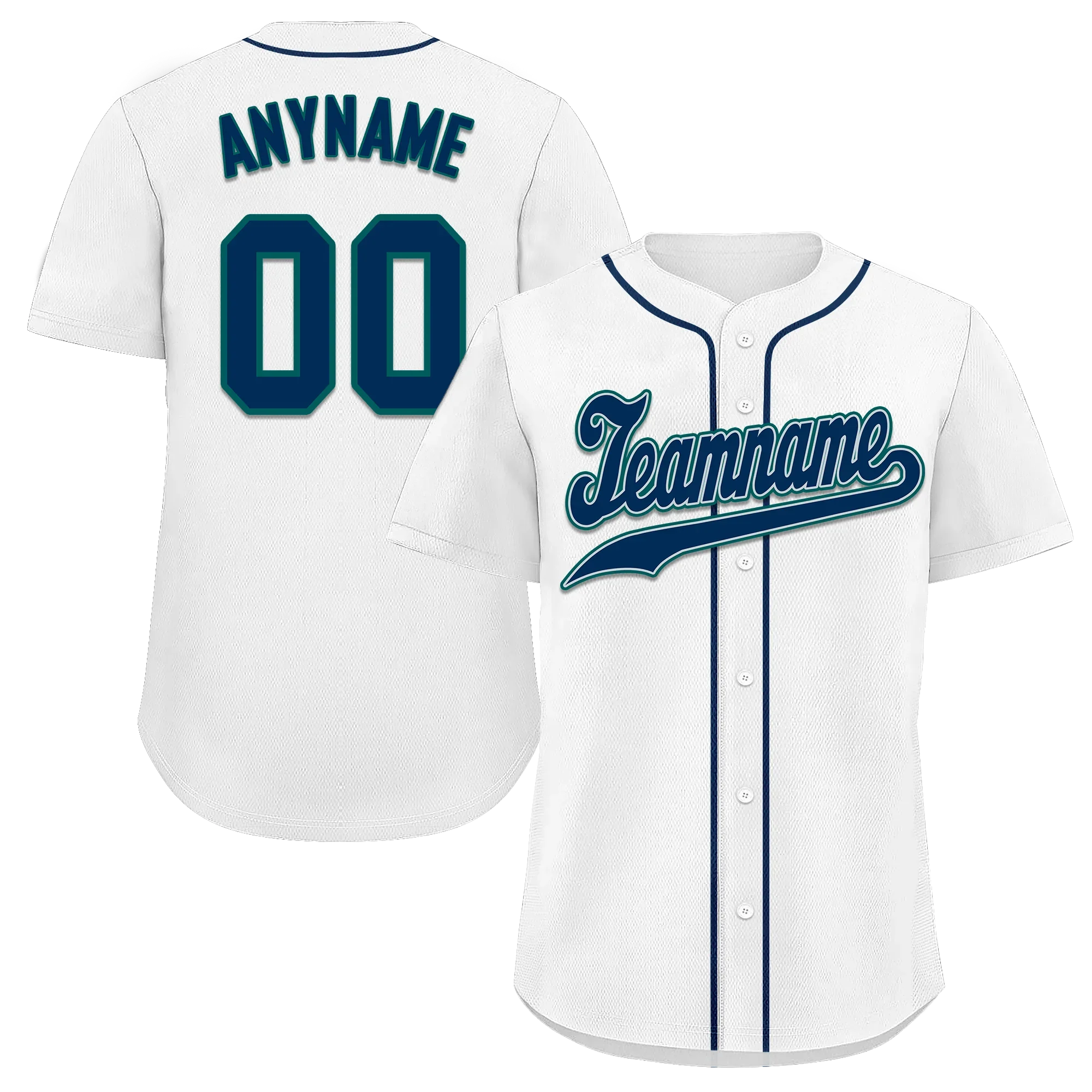 Custom White Classic Style Black Personalized Authentic Baseball Jersey BSBJ01-bd0fabf - Coolcustomize