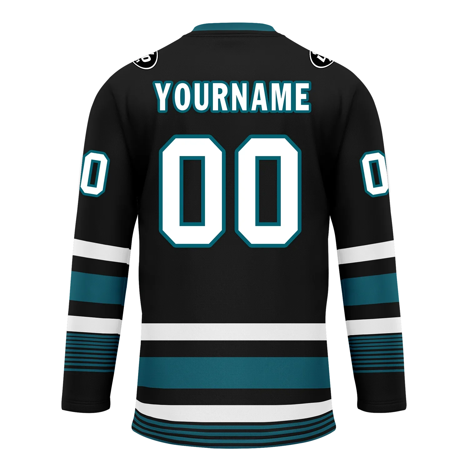 Custom Black Personalized Hockey Jersey HCKJ01-D0a70d0 - Coolcustomize
