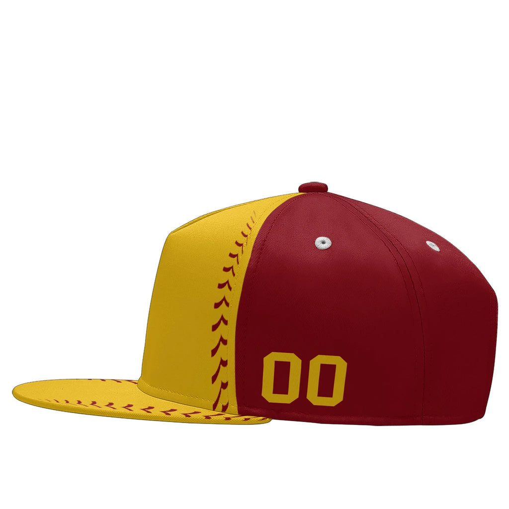 Custom Sport Design Hat Stitched Adjustable Snapback Personalized Baseball Cap PR067B-bd0b00d9-aa - Coolcustomize