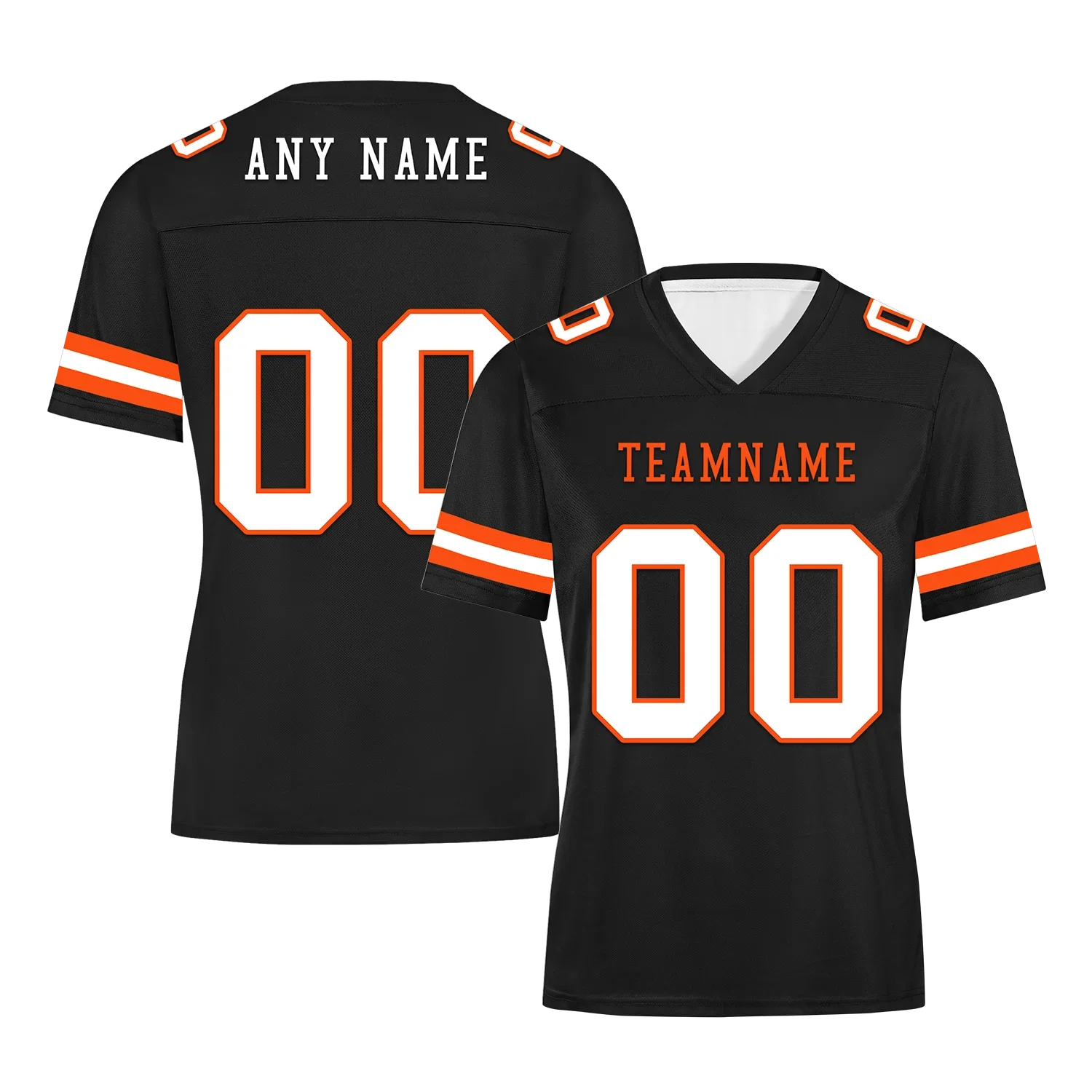 Custom Black Classic Style Personalized Authentic Football Jersey FBJ02-bd0a70c0 - Coolcustomize
