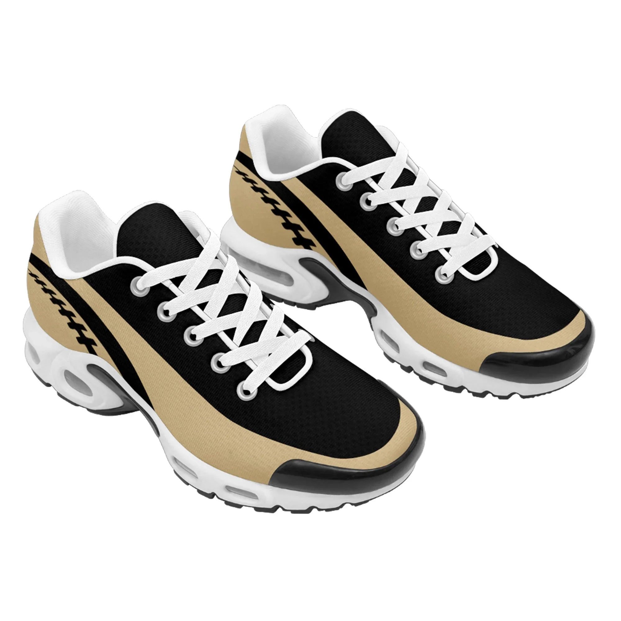 Custom Black Yellow TN Shoes Personalized Sneakers TN-D020077-18 - Coolcustomize