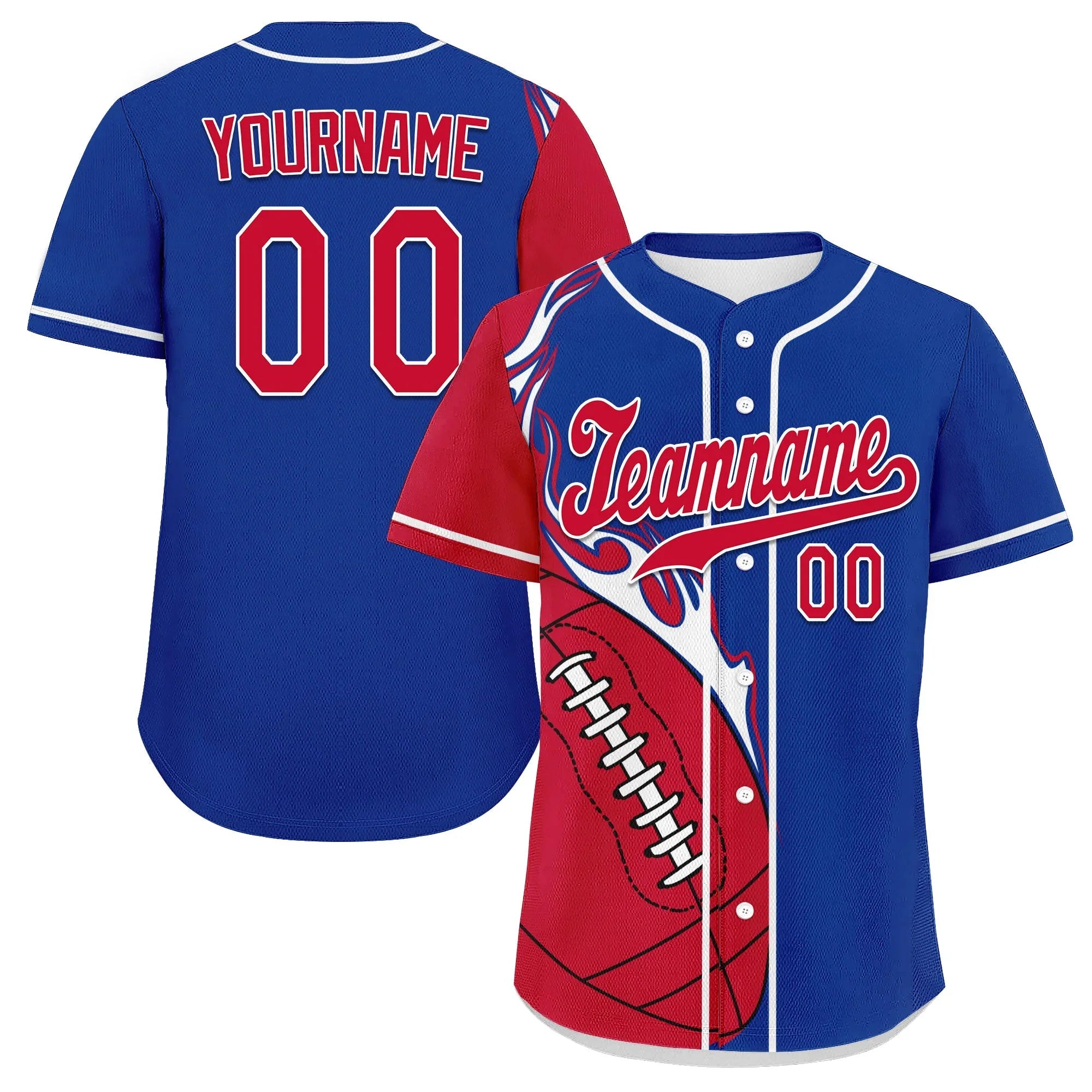 Custom Blue Red Jersey and TN Shoes Combo Offer Personalized ZH-D0200101-5 - Coolcustomize
