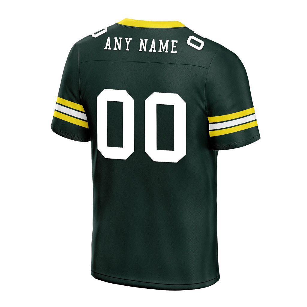 Custom Green Classic Style Personalized Authentic Football Jersey FBJ02-bd0a7007 - Coolcustomize