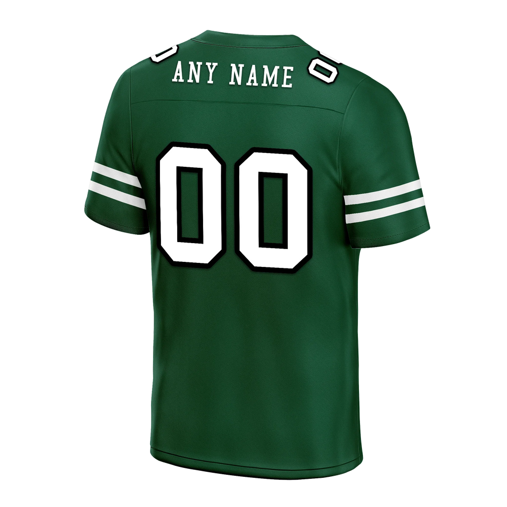 Custom Green Classic Style Personalized Authentic Football Jersey FBJ02-bd0a70a9 - Coolcustomize