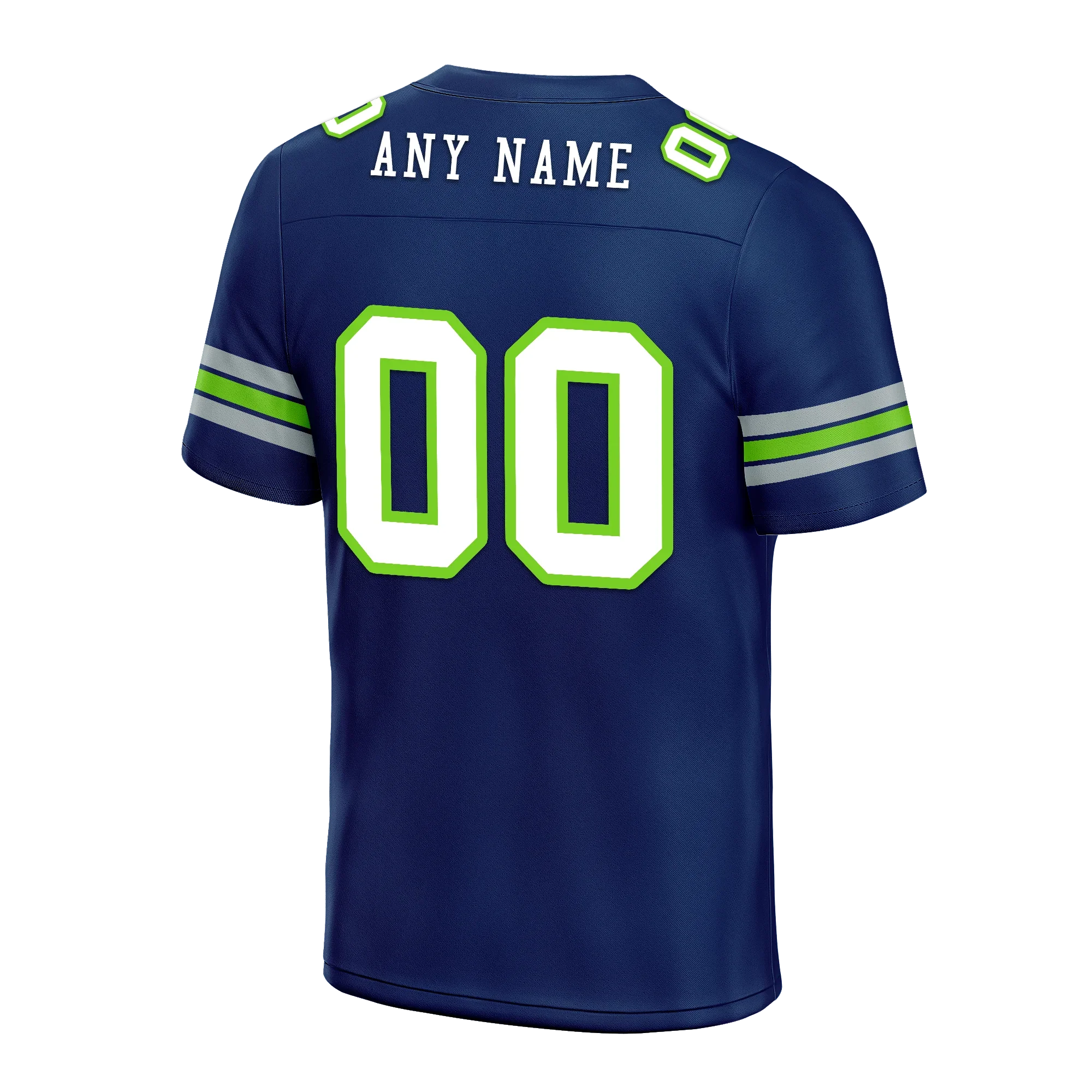 Custom Blue Classic Style Personalized Authentic Football Jersey FBJ02-bd0a70ad - Coolcustomize