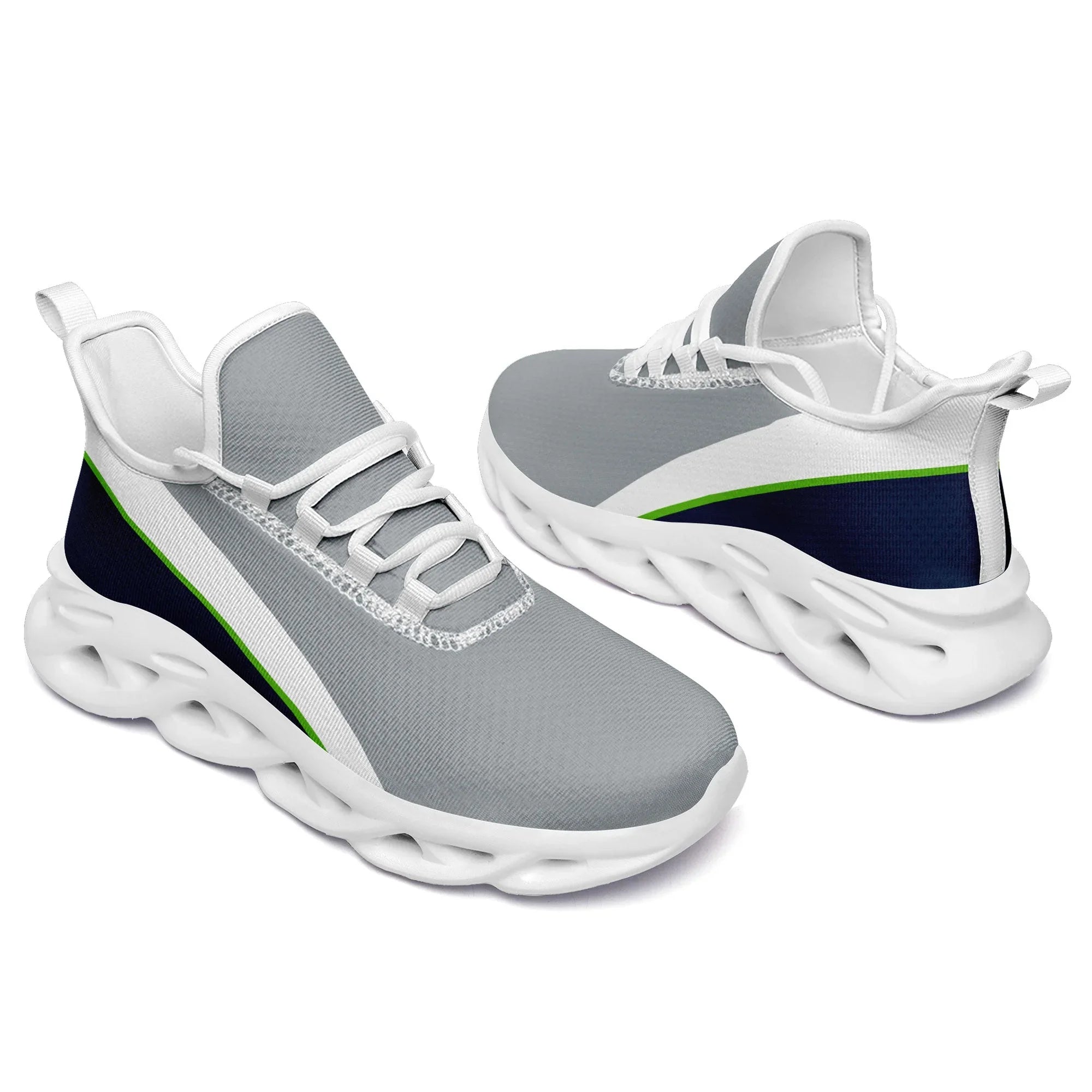 Custom Grey Blue Jersey MaxSoul Shoes and Hat Combo Offer Personalized ZH-bd0b007e-ac - Coolcustomize