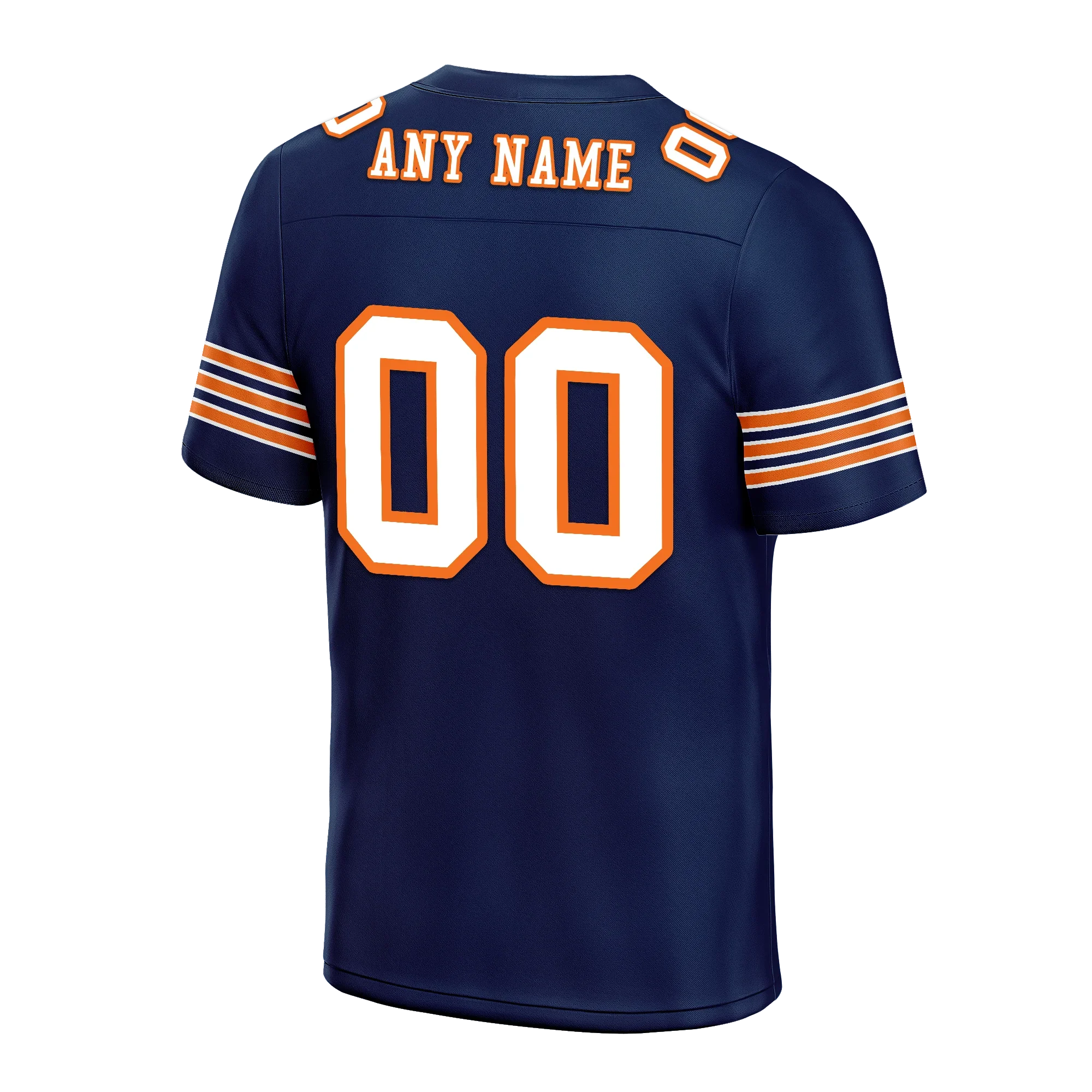 Custom Blue White Classic Style Personalized Authentic Football Jersey FBJ02-bd0a700d - Coolcustomize
