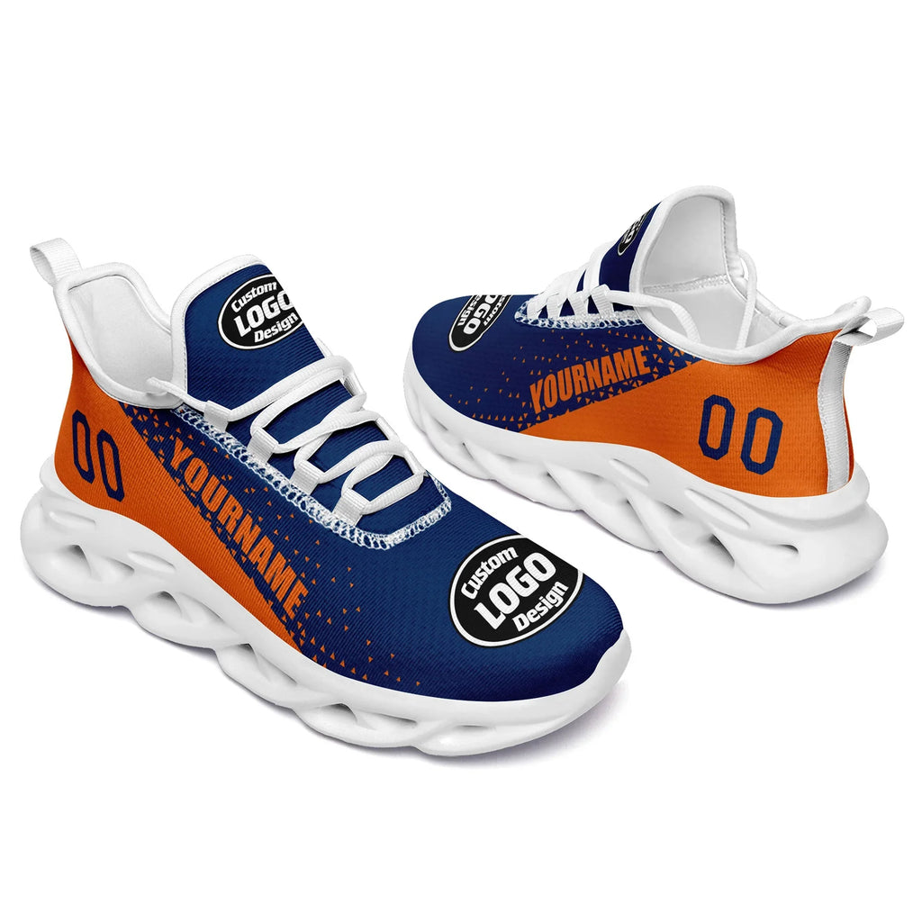 Custom Blue Orange Jersey MaxSoul Shoes and Hat Combo Offer Personalized ZH-D0b0090-c - Coolcustomize
