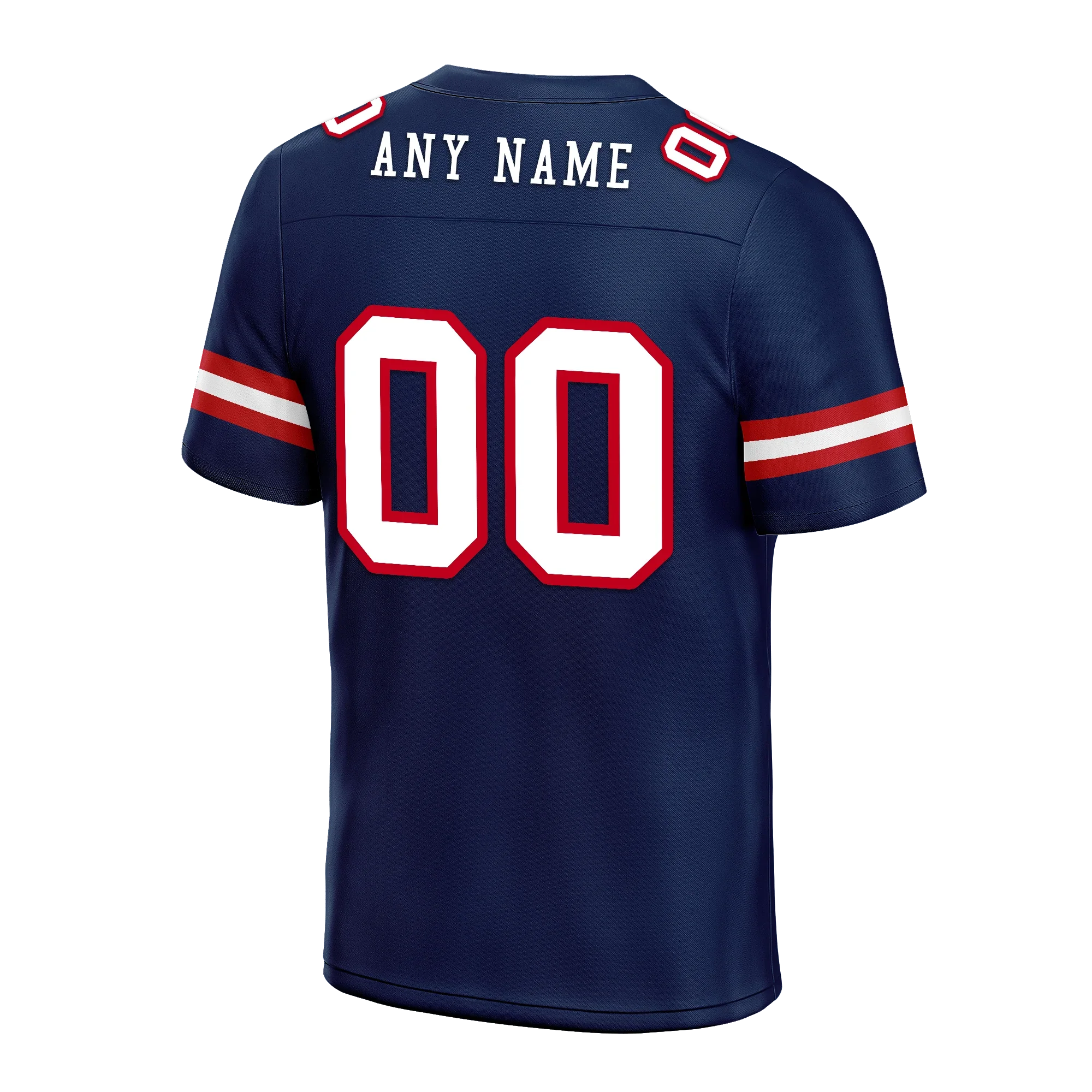 Custom Blue Classic Style Personalized Authentic Football Jersey FBJ02-bd0a70b0 - Coolcustomize