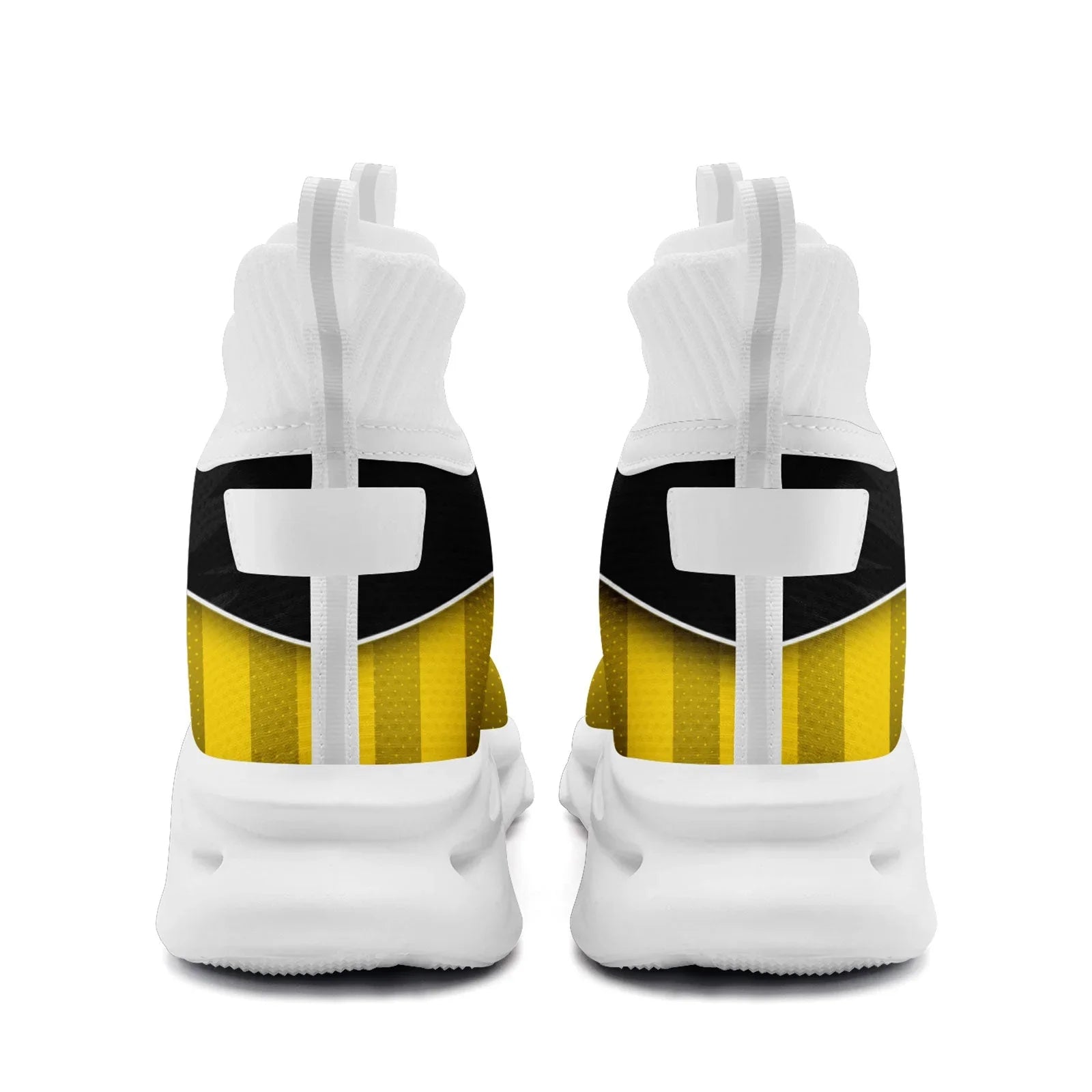 Custom Black Yellow Maxsoul Shoes Personalized Sneaker FN029A-D020158-7 - Coolcustomize