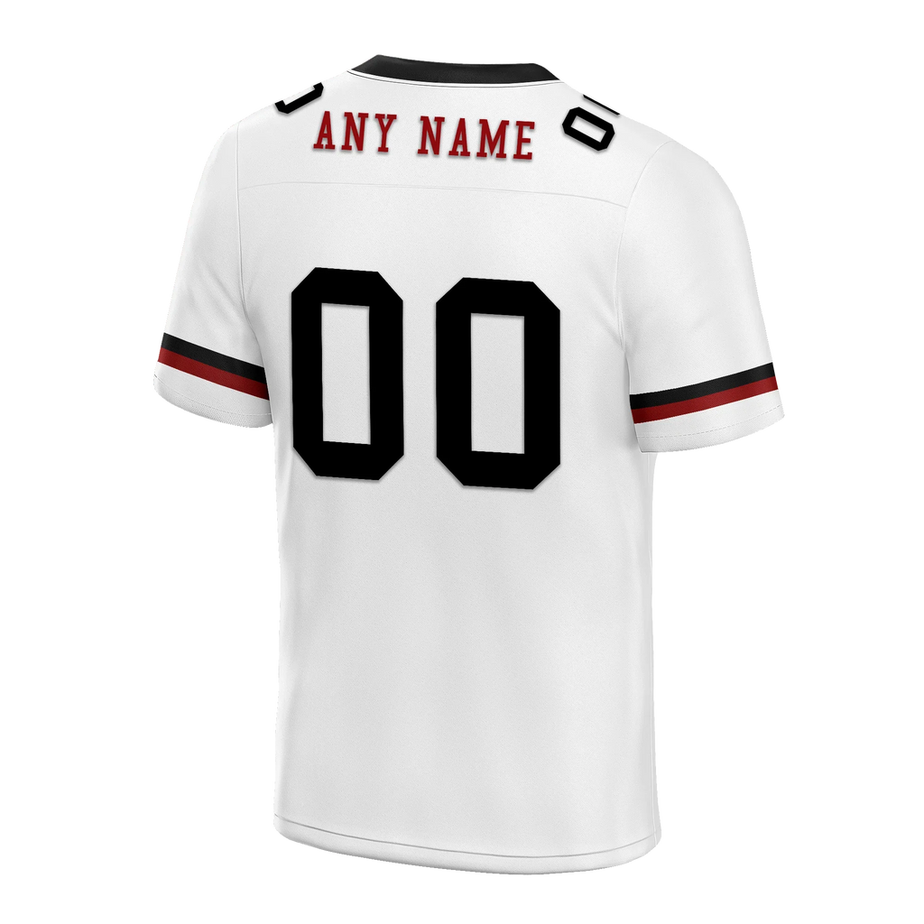 Custom White Black Classic Style Personalized Authentic Football Jersey FBJ02-bd0a700b - Coolcustomize