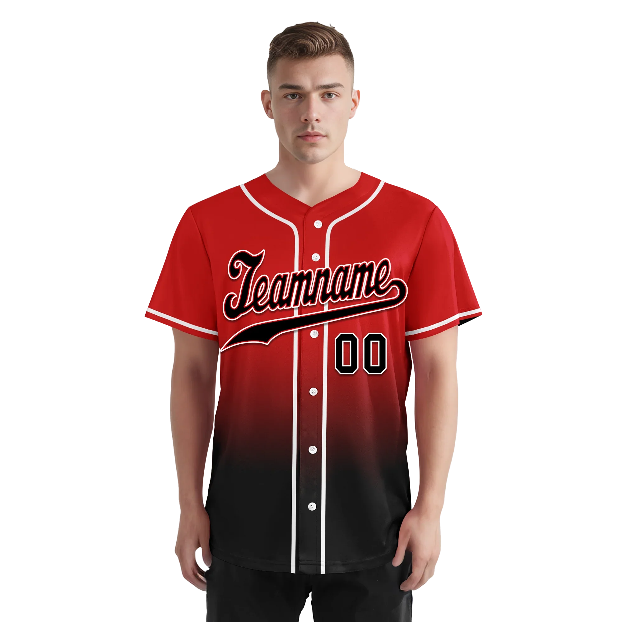 Custom Fade Fashion Personalized Authentic Baseball Jersey BSBJ01-D0a70ba - Coolcustomize