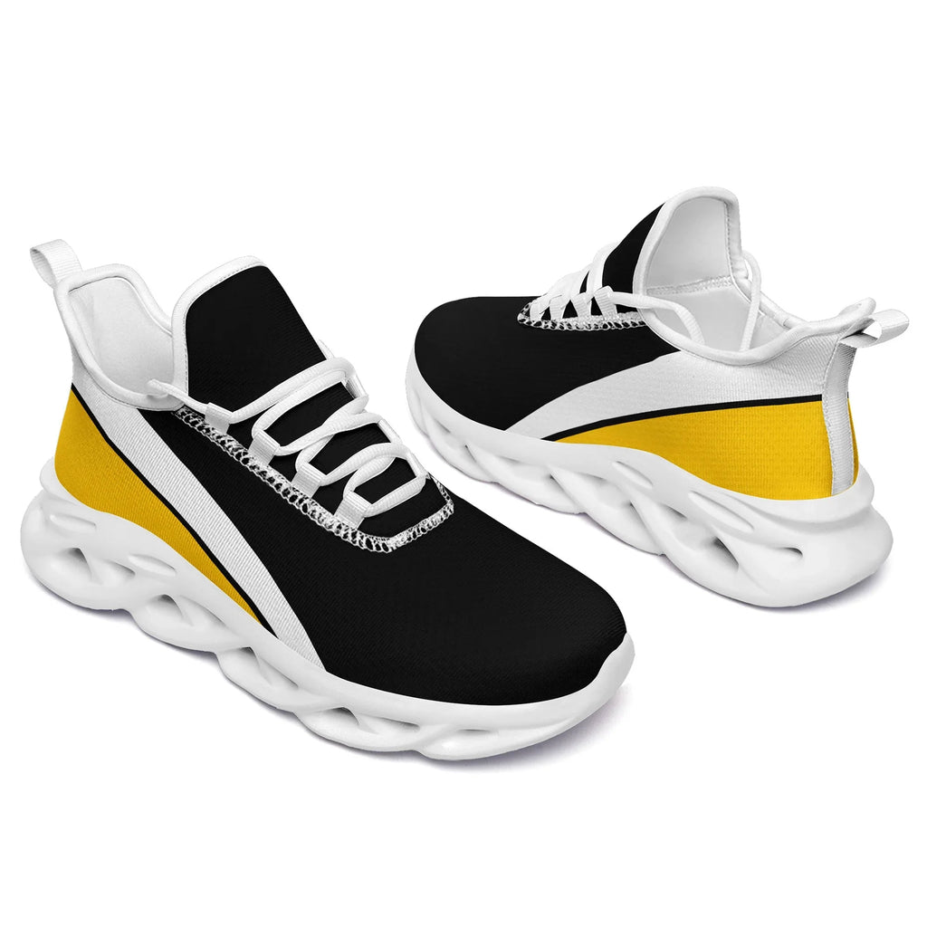 Custom Black Yellow Jersey MaxSoul Shoes and Hat Combo Offer Personalized ZH-bd0b007e-b - Coolcustomize