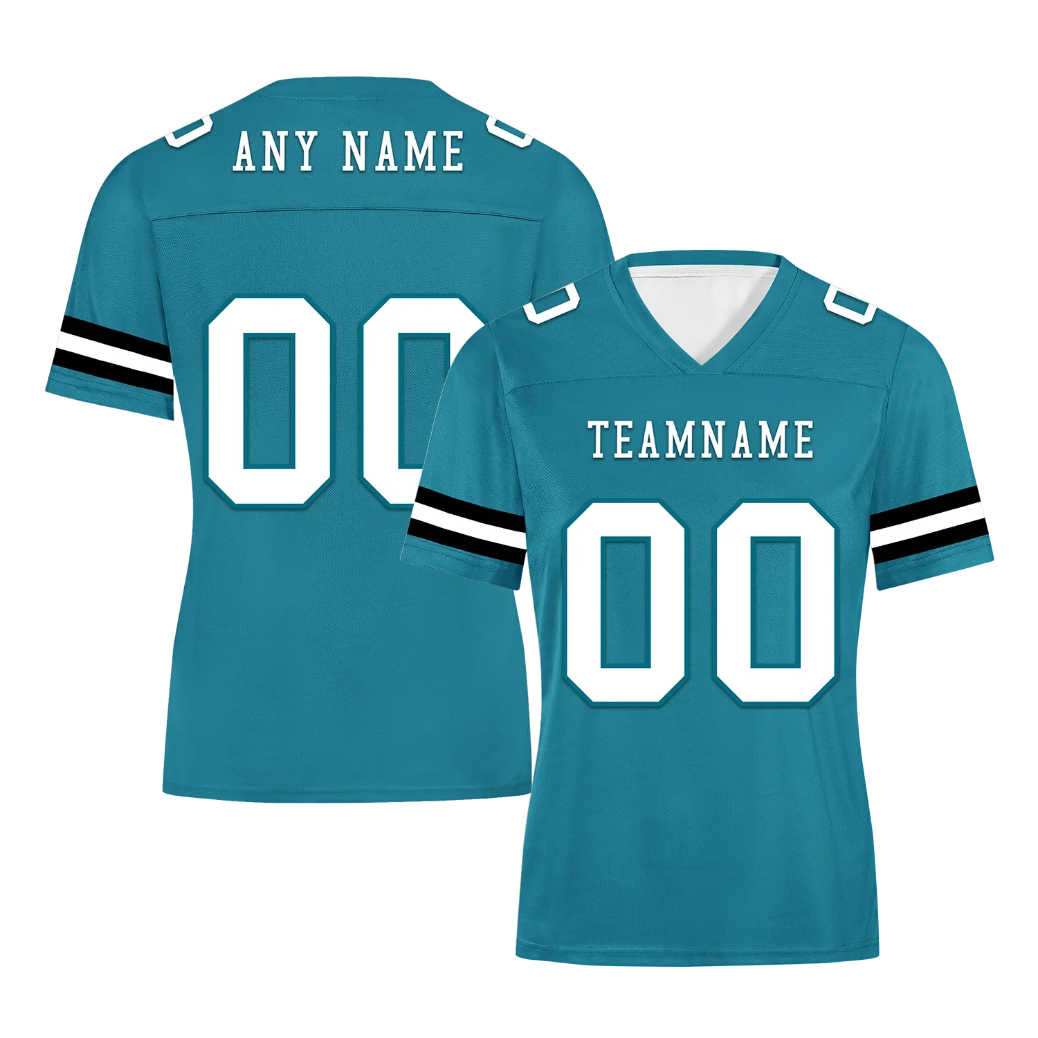 Custom Blue Classic Style Personalized Authentic Football Jersey FBJ02-bd0a70be - Coolcustomize