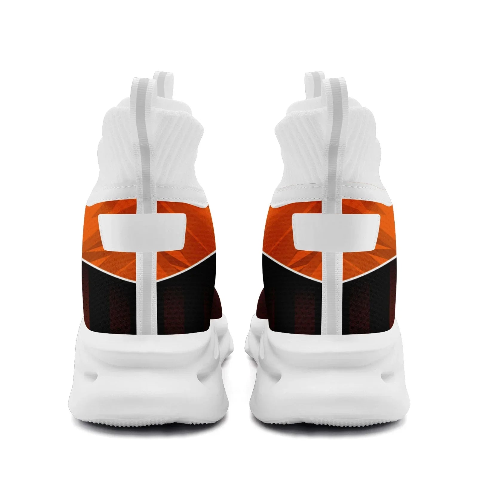 Custom Black Orange Maxsoul Shoes Personalized Sneaker FN029A-D020158-3 - Coolcustomize