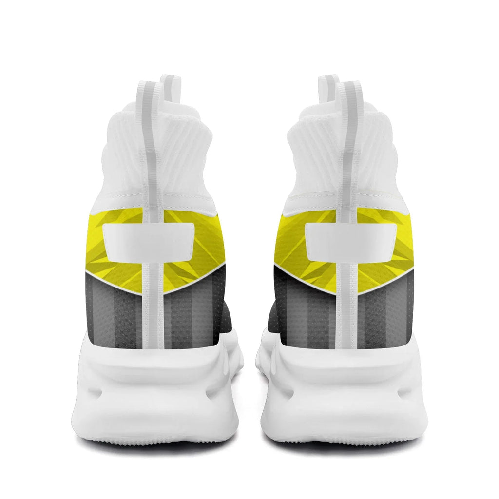 Custom Gray Yellow Maxsoul Shoes Personalized Sneaker FN029A-D020158-9 - Coolcustomize