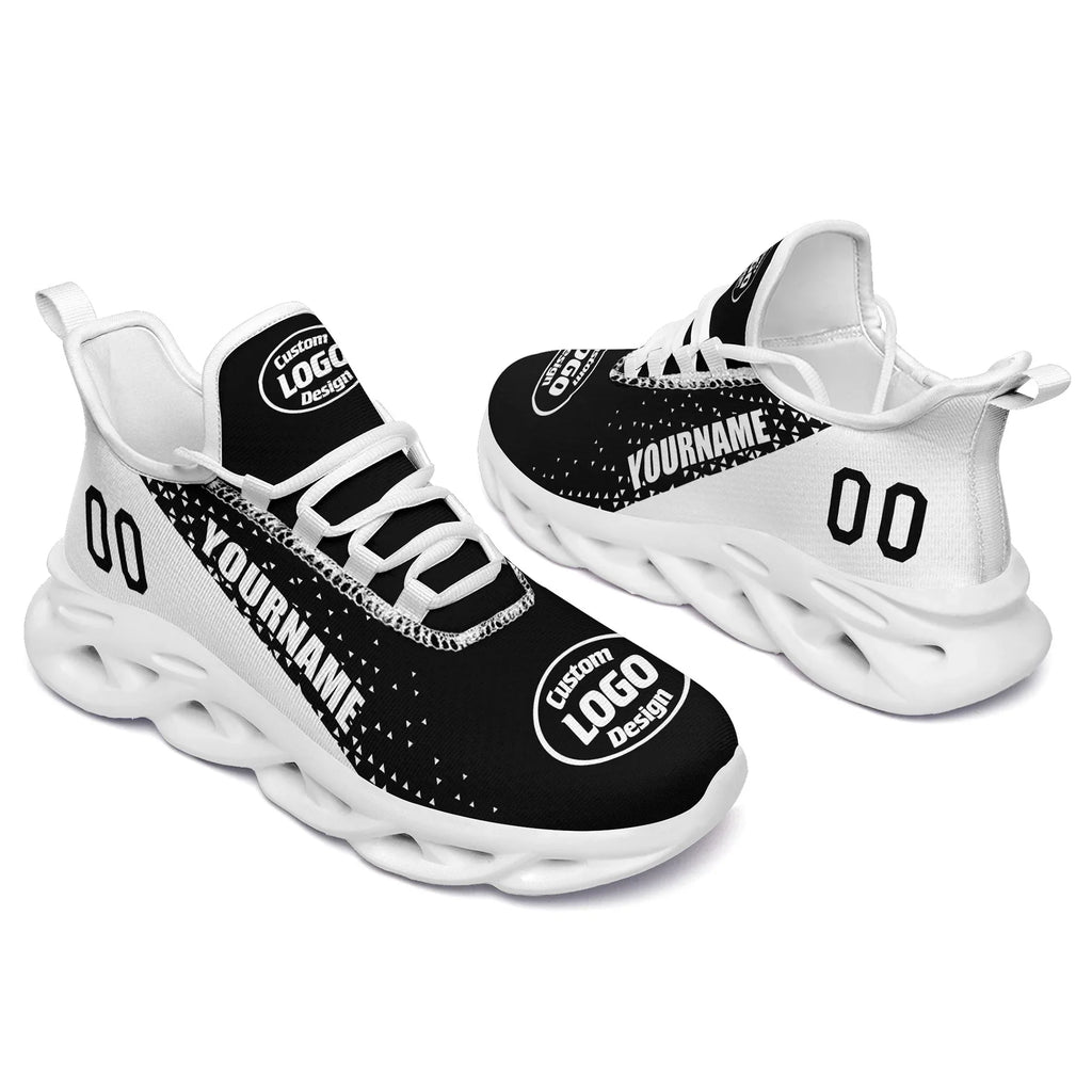 Custom Black White Jersey MaxSoul Shoes and Hat Combo Offer Personalized ZH-D0b0089-b - Coolcustomize