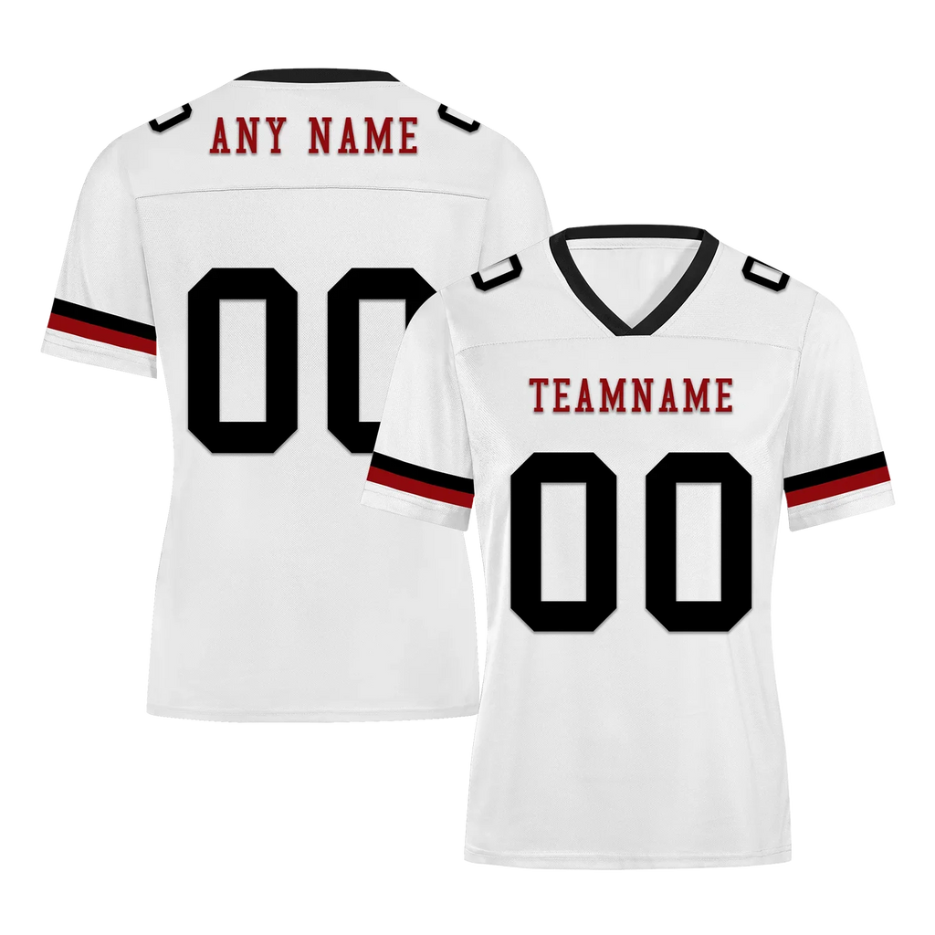 Custom White Black Classic Style Personalized Authentic Football Jersey FBJ02-bd0a700b - Coolcustomize