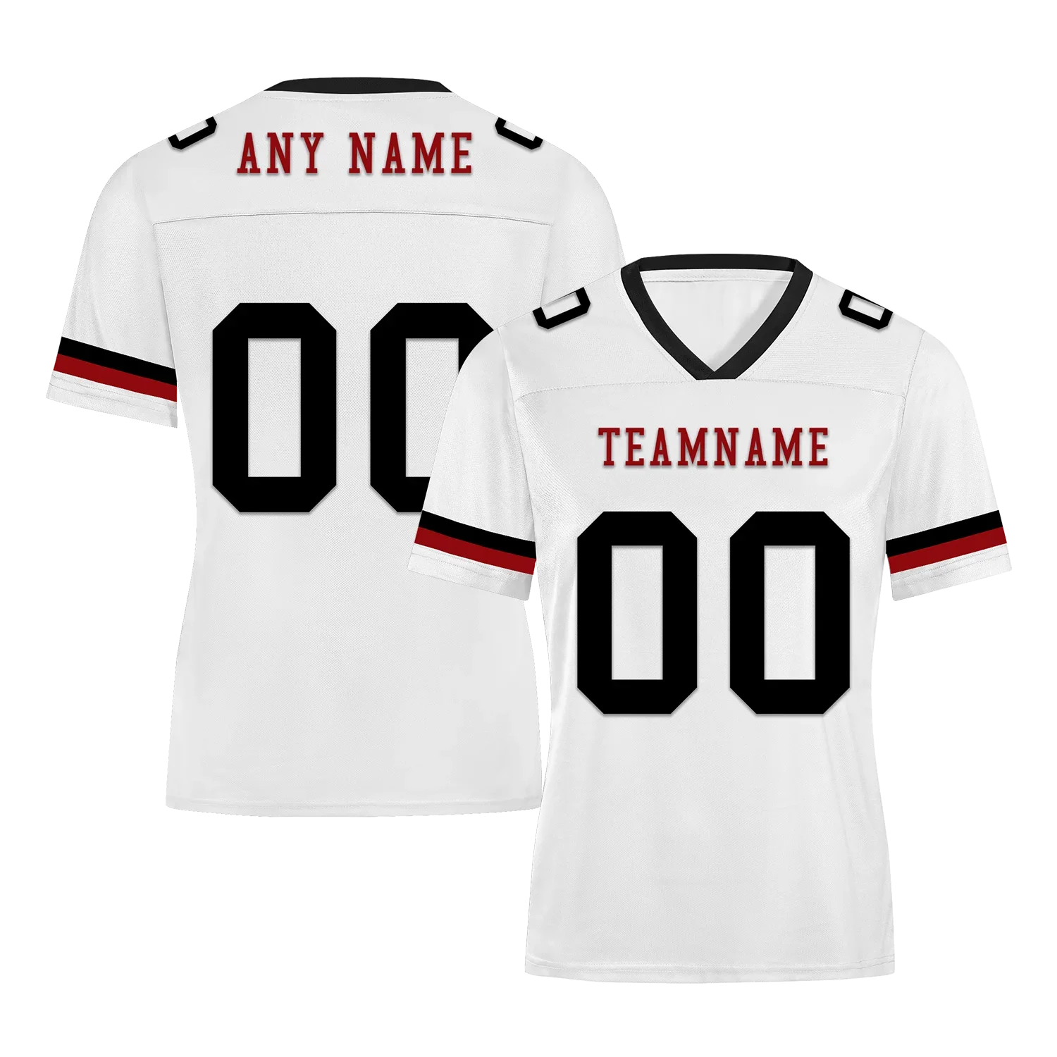 Custom White Black Classic Style Personalized Authentic Football Jersey FBJ02-bd0a700b - Coolcustomize