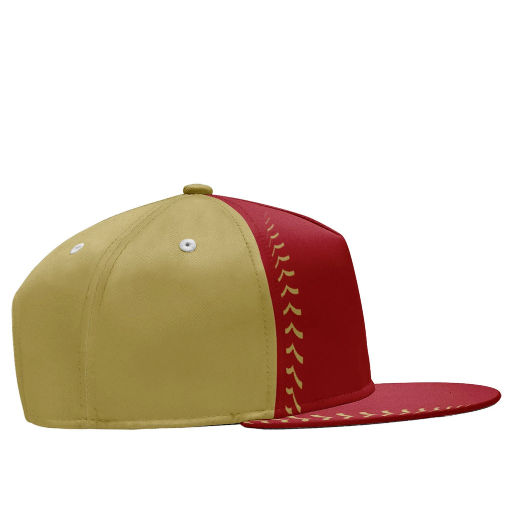 Custom Sport Design Hat Stitched Adjustable Snapback Personalized Baseball Cap PR067B-bd0b00d9-7 - Coolcustomize